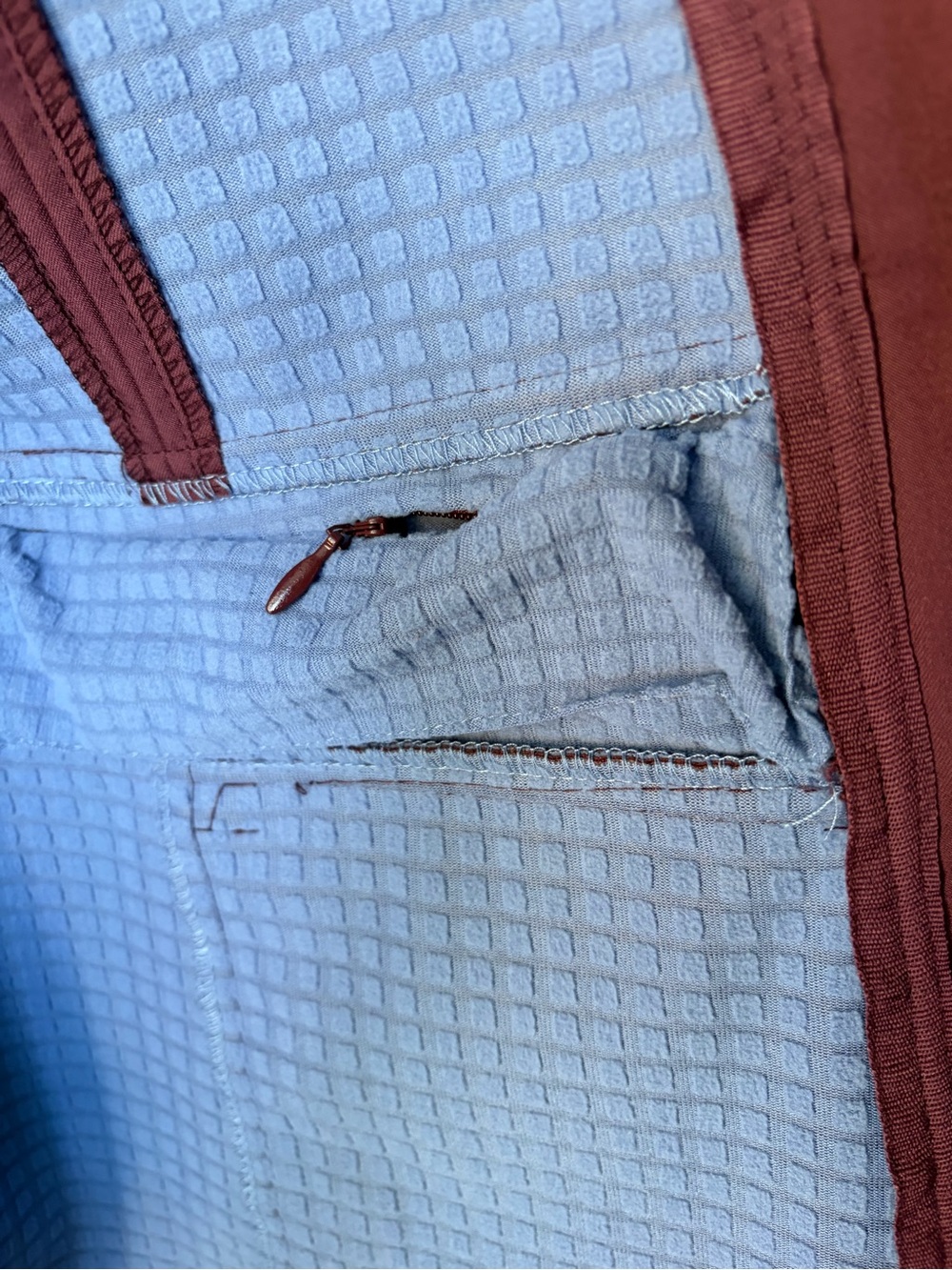 Athleta Women's Water-Resistant Windproof Hooded Softshell Rain Jacket EUC Sz M - Picture 5 of 6